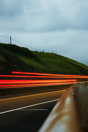 big island, road, hawaii, lights, dusk, "monica szczupider"